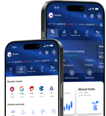 Alice Blue mobile app with 1lyAlgos